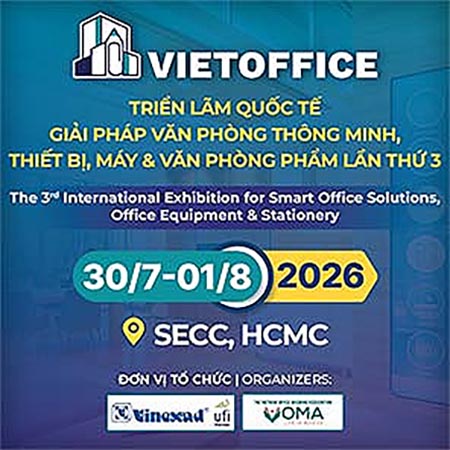 Hoi cho VietOffice diễn ra trong các ngày 31/7/2026 đến 01/8/2026 tại SECC