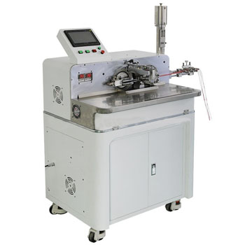 Automatic wire stripping twisting and tin soldering machine KS-W113