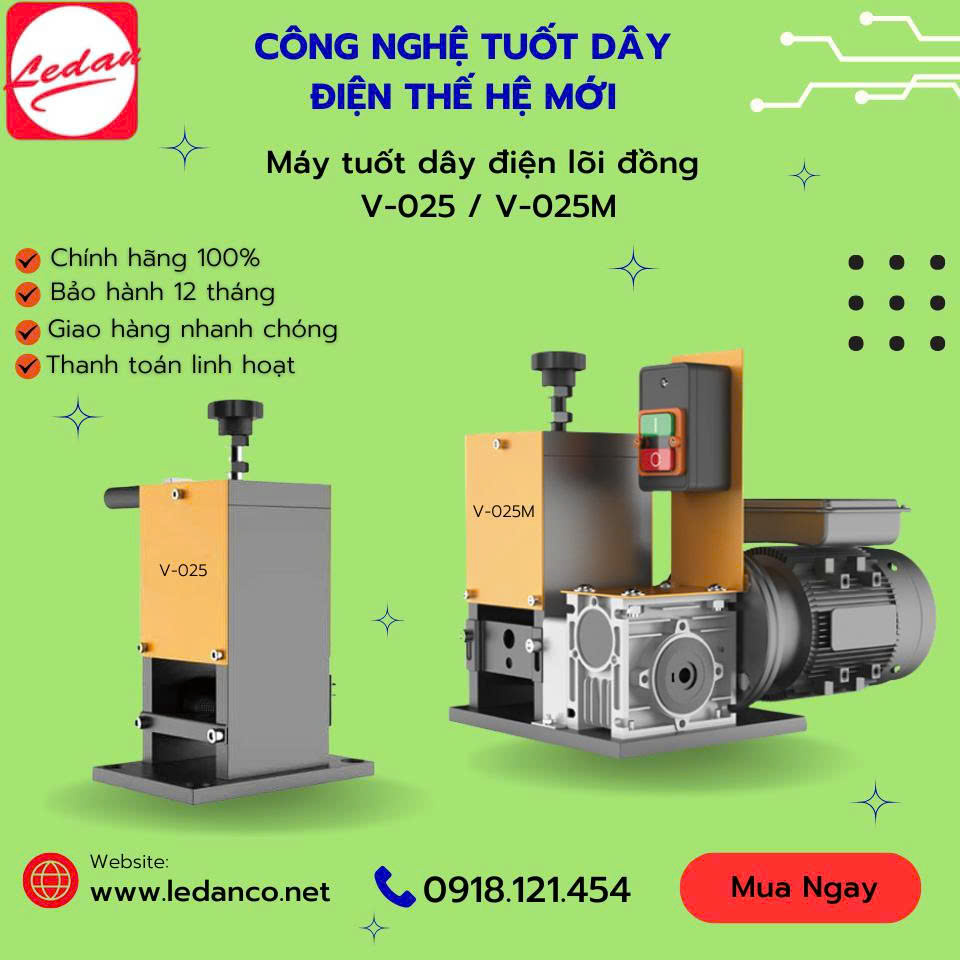 COPPER WIRE STRIPPING MACHINE V-025 / V-025M